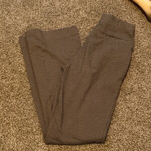 Women’s Brown Houndstooth Dress Pants